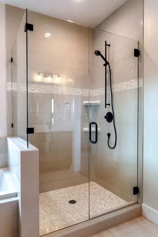 Stylish Shower with Built-in Niche